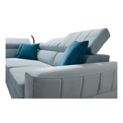 Luxury Corner Sofa Modena IV with Sleeping Function – Velvet, Amor Velvet 4301 Luxury Corner Sofa Modena IV with Sleeping Function – Velvet, Amor Velvet 4301