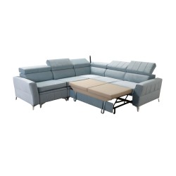 Luxury Corner Sofa Modena IV with Sleeping Function – Velvet, Amor Velvet 4301 Luxury Corner Sofa Modena IV with Sleeping Function – Velvet, Amor Velvet 4301