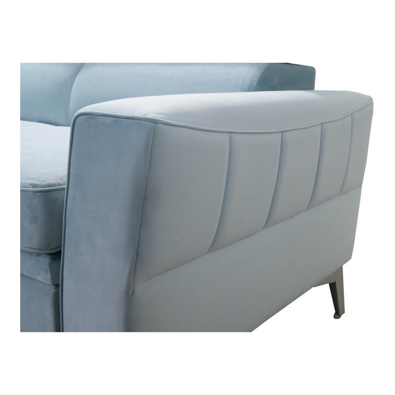 Luxury Corner Sofa Modena IV with Sleeping Function – Velvet, Amor Velvet 4301 Luxury Corner Sofa Modena IV with Sleeping Function – Velvet, Amor Velvet 4301
