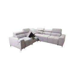 Verona III corner sofa with a sleeping function in Velvet fabric, Vena 6 – elegance and functionality in one piece of furniture Verona III corner sofa with a sleeping function in Velvet fabric, Vena 6 – elegance and functionality in one piece of furniture