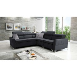 Luxury Corner Sofa Modena IV with Sleeping Function – Velvet, Amor Velvet 4321