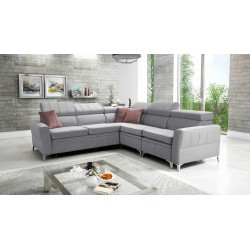 Luxury Corner Sofa Modena IV with Sleeping Function – Velvet, Amor Velvet 4318