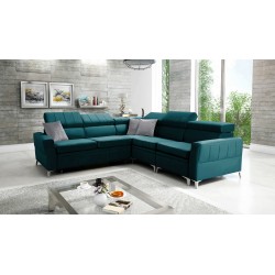 Luxury Corner Sofa Modena IV with Sleeping Function – Velvet, Amor Velvet 4312