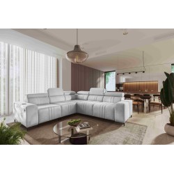 The Verona III corner sofa with a sleeping function in Velvet fabric, Vena 3 – elegance and functionality in one piece of furnit