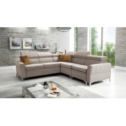 Luxury Corner Sofa Modena IV with Sleeping Function – Velvet, Amor Velvet 4303