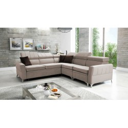 Luxury Corner Sofa Modena IV with Sleeping Function – Velvet, Amor Velvet 4301