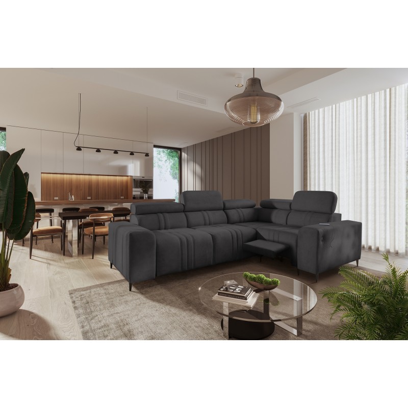 Verona II Mix Corner Sofa with Sleeping Function and Manual Recline | Your Oasis of Comfort Verona II Mix Corner Sofa with Sleeping Function and Manual Recline | Your Oasis of Comfort