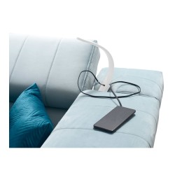 Modena II corner sofa with a sleeping function in Velvet fabric, Amor velvet 4309 | The perfect combination of style and functio Modena II corner sofa with a sleeping function in Velvet fabric, Amor velvet 4309 | The perfect combination of style and functio