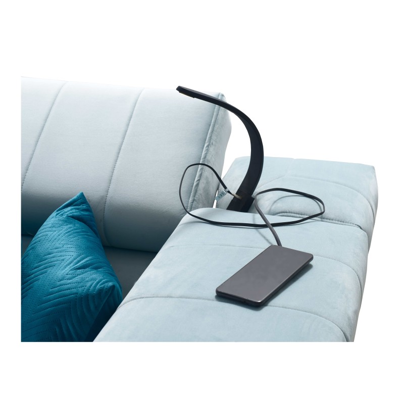 Ecksofa Modena II mit Schlaffunktion im Stoff Velvet, Amor Velvet 4301 | Perfekte Kombination aus Stil und Funktionalität Ecksofa Modena II mit Schlaffunktion im Stoff Velvet, Amor Velvet 4301 | Perfekte Kombination aus Stil und Funktionalität