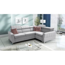 Modena II corner sofa with a sleeping function in Velvet fabric, Amor velvet 4318 | The perfect combination of style and functio
