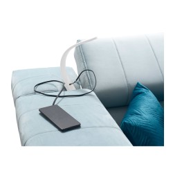 Modena II corner sofa with a sleeping function in Velvet fabric, Amor velvet 4309 | The perfect combination of style and functio Modena II corner sofa with a sleeping function in Velvet fabric, Amor velvet 4309 | The perfect combination of style and functio