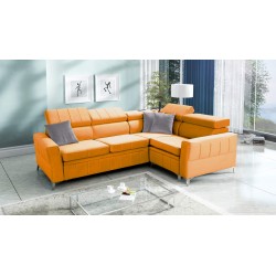 Modena II corner sofa with a sleeping function in Velvet fabric, Amor velvet 4309 | The perfect combination of style and functio