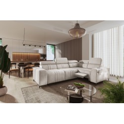 Narożnik Verona II Mix z funkcją spania i relax manualna | Twoja oaza komfortu