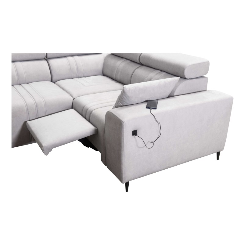 Narożnik Verona II Mix z funkcją spania oraz funkcją relax manualna tkanina Vena 9 Narożnik Verona II Mix z funkcją spania oraz funkcją relax manualna tkanina Vena 9