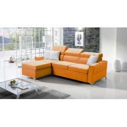 Modena I Corner Sofa Bed - Velvet, Amor Velvet 4309 | Your Place of Comfort
