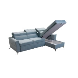 Narożnik Modena I z funkcją spania oraz pojemnikiem na pościel tkanina Amor velvet 4309 Narożnik Modena I z funkcją spania oraz pojemnikiem na pościel tkanina Amor velvet 4309