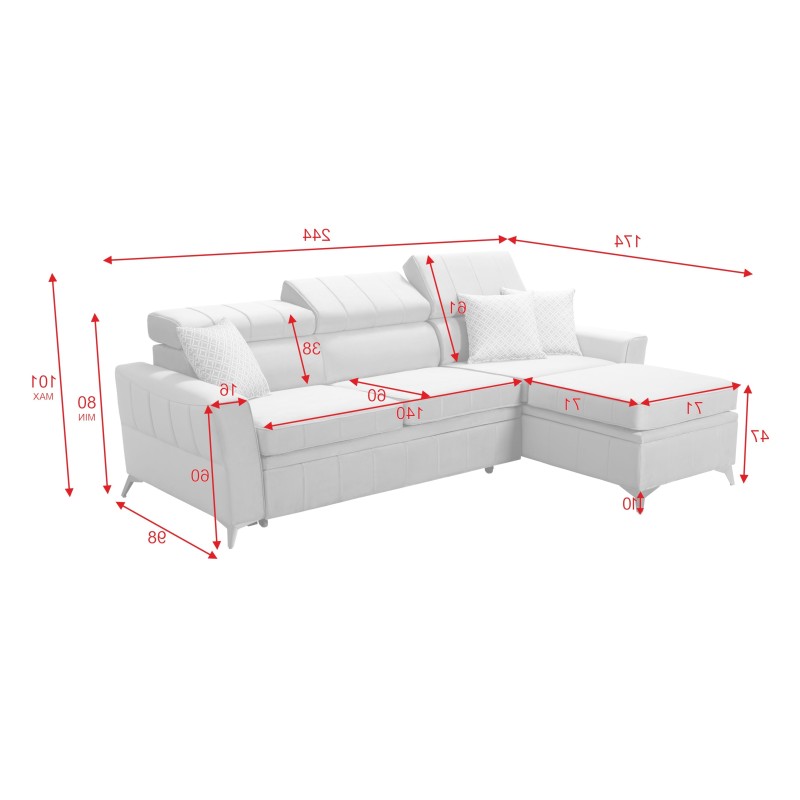 Esquina Modena I con Función de Cama - Terciopelo, Amor velvet 4309 | Tu Lugar de Comodidad Esquina Modena I con Función de Cama - Terciopelo, Amor velvet 4309 | Tu Lugar de Comodidad