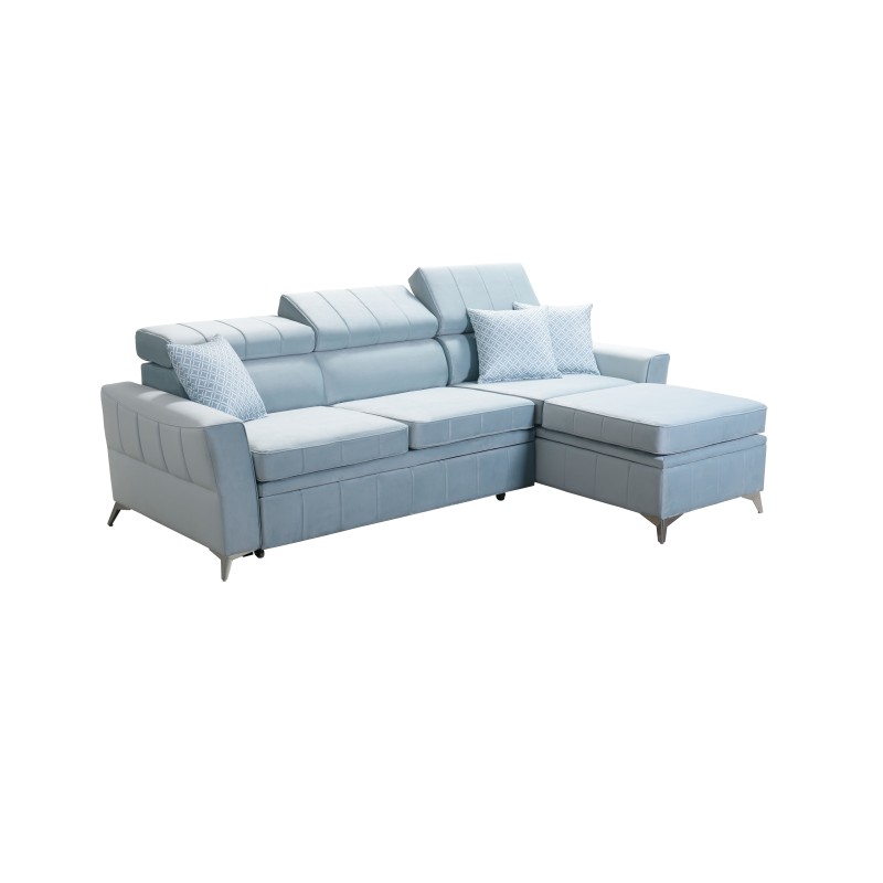 Кутовий диван Modena I з функцією сну - Velvet, Amor velvet 4301 | Ваше місце комфорту Кутовий диван Modena I з функцією сну - Velvet, Amor velvet 4301 | Ваше місце комфорту