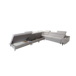 Sofá esquinero Zetta IX con función de cama y bar - Velvet, Jaguar 2162 | Mueble lujoso y funcional Sofá esquinero Zetta IX con función de cama y bar - Velvet, Jaguar 2162 | Mueble lujoso y funcional