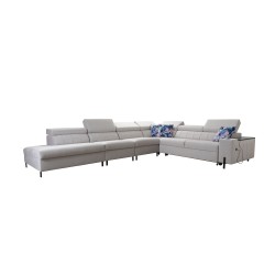 Sofá esquinero Zetta IX con función de cama y bar - Velvet, Jaguar 2162 | Mueble lujoso y funcional Sofá esquinero Zetta IX con función de cama y bar - Velvet, Jaguar 2162 | Mueble lujoso y funcional