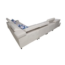 Sofá esquinero Zetta IX con función de cama y bar - Velvet, Jaguar 2162 | Mueble lujoso y funcional Sofá esquinero Zetta IX con función de cama y bar - Velvet, Jaguar 2162 | Mueble lujoso y funcional