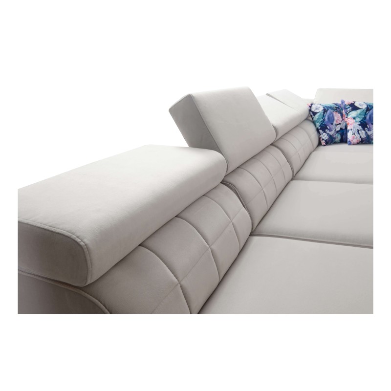 Ecksofa Zetta IX mit Schlaffunktion und Bar - Velvet, Jaguar 2162 | Luxuriöses und funktionales Möbelstück Ecksofa Zetta IX mit Schlaffunktion und Bar - Velvet, Jaguar 2162 | Luxuriöses und funktionales Möbelstück