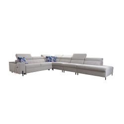 Sofá esquinero Zetta IX con función de cama y bar - Velvet, Jaguar 2162 | Mueble lujoso y funcional Sofá esquinero Zetta IX con función de cama y bar - Velvet, Jaguar 2162 | Mueble lujoso y funcional