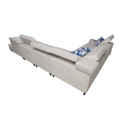 Sofá esquinero Zetta IX con función de cama y bar - Velvet, Jaguar 2162 | Mueble lujoso y funcional Sofá esquinero Zetta IX con función de cama y bar - Velvet, Jaguar 2162 | Mueble lujoso y funcional