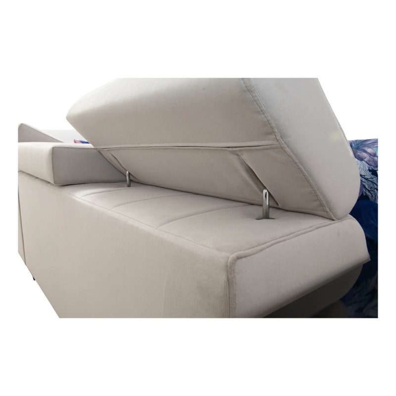Sofá esquinero Zetta IX con función de cama y bar - Velvet, Jaguar 2162 | Mueble lujoso y funcional Sofá esquinero Zetta IX con función de cama y bar - Velvet, Jaguar 2162 | Mueble lujoso y funcional