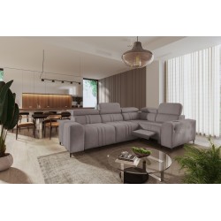 Narożnik Verona II Mix z funkcją spania i relax manualna | Twoja oaza komfortu