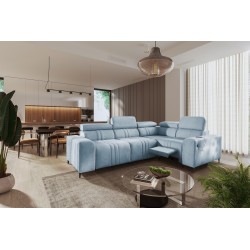 Narożnik Verona II Mix z funkcją spania i relax manualna | Twoja oaza komfortu