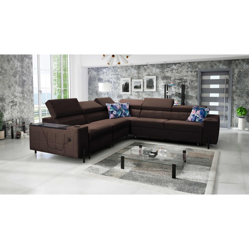 Zetta IV Corner Sofa with Velvet, Jaguar 2180 - Luxury and Comfort Within Your Reach Zetta IV Corner Sofa with Velvet, Jaguar 2180 - Luxury and Comfort Within Your Reach