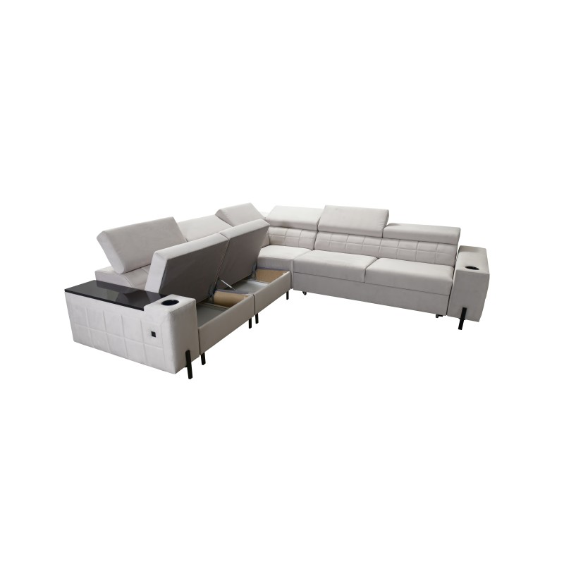 Zetta IV Corner Sofa with Velvet, Jaguar 2176 - Luxury and Comfort Within Your Reach Zetta IV Corner Sofa with Velvet, Jaguar 2176 - Luxury and Comfort Within Your Reach