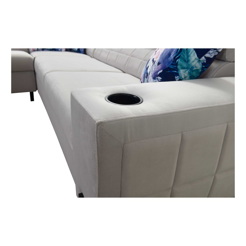 Zetta IV Corner Sofa with Velvet, Jaguar 2176 - Luxury and Comfort Within Your Reach Zetta IV Corner Sofa with Velvet, Jaguar 2176 - Luxury and Comfort Within Your Reach