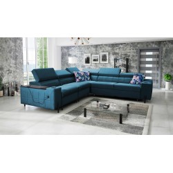 Zetta IV Corner Sofa with Velvet, Jaguar 2175 - Luxury and Comfort Within Your Reach