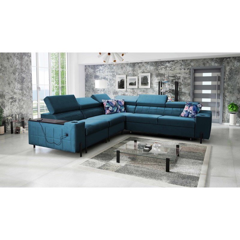 Zetta IV Corner Sofa with Velvet, Jaguar 2175 - Luxury and Comfort Within Your Reach Zetta IV Corner Sofa with Velvet, Jaguar 2175 - Luxury and Comfort Within Your Reach