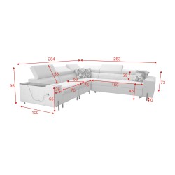 Zetta IV Corner Sofa with Velvet, Jaguar 2171 - Luxury and Comfort Within Your Reach Zetta IV Corner Sofa with Velvet, Jaguar 2171 - Luxury and Comfort Within Your Reach