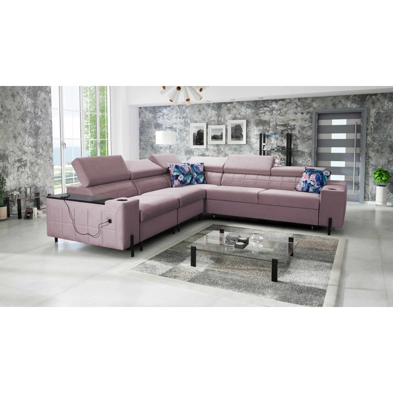 Zetta IV Corner Sofa with Velvet, Jaguar 2171 - Luxury and Comfort Within Your Reach Zetta IV Corner Sofa with Velvet, Jaguar 2171 - Luxury and Comfort Within Your Reach