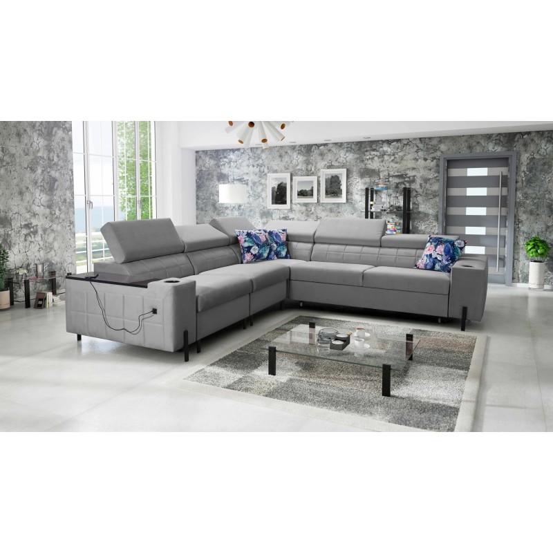 Zetta IV Corner Sofa with Velvet, Jaguar 2167 - Luxury and Comfort Within Your Reach Zetta IV Corner Sofa with Velvet, Jaguar 2167 - Luxury and Comfort Within Your Reach