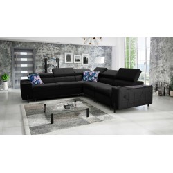 Zetta IV Corner Sofa with Velvet, Jaguar 2183 - Luxury and Comfort Within Your Reach