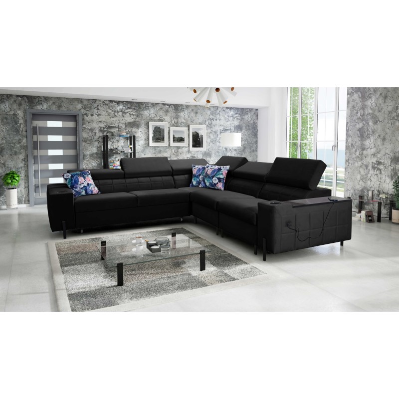 Zetta IV Corner Sofa with Velvet, Jaguar 2183 - Luxury and Comfort Within Your Reach Zetta IV Corner Sofa with Velvet, Jaguar 2183 - Luxury and Comfort Within Your Reach