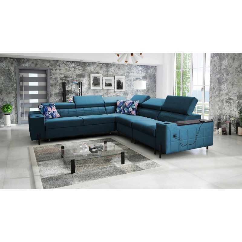 Zetta IV Corner Sofa with Velvet, Jaguar 2175 - Luxury and Comfort Within Your Reach Zetta IV Corner Sofa with Velvet, Jaguar 2175 - Luxury and Comfort Within Your Reach