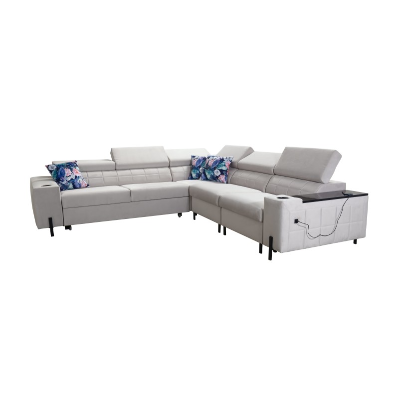 Zetta IV Corner Sofa with Velvet, Jaguar 2171 - Luxury and Comfort Within Your Reach Zetta IV Corner Sofa with Velvet, Jaguar 2171 - Luxury and Comfort Within Your Reach