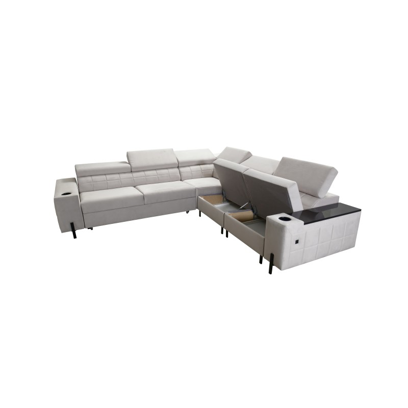 Zetta IV Corner Sofa with Velvet, Jaguar 2171 - Luxury and Comfort Within Your Reach Zetta IV Corner Sofa with Velvet, Jaguar 2171 - Luxury and Comfort Within Your Reach