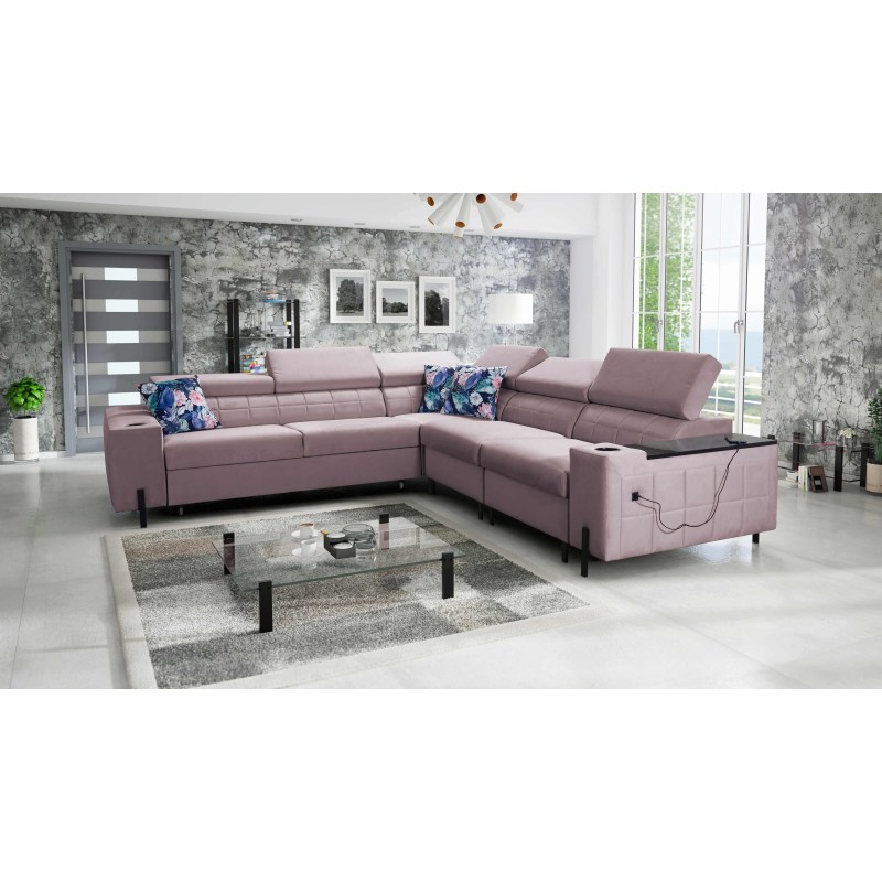 Zetta IV Corner Sofa with Velvet, Jaguar 2171 - Luxury and Comfort Within Your Reach Zetta IV Corner Sofa with Velvet, Jaguar 2171 - Luxury and Comfort Within Your Reach