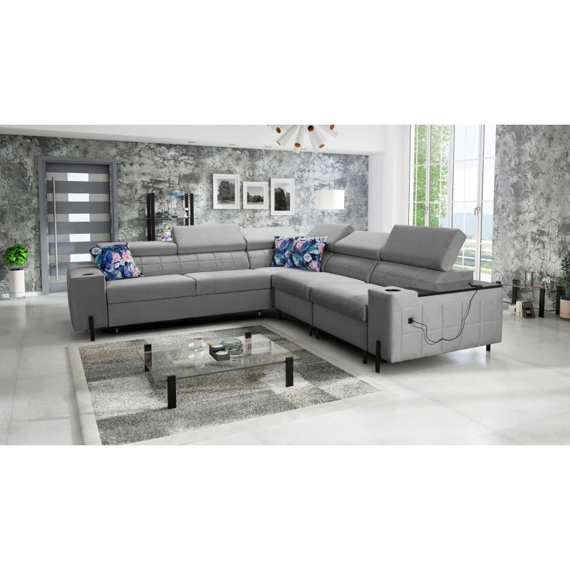 Zetta IV Corner Sofa with Velvet, Jaguar 2167 - Luxury and Comfort Within Your Reach Zetta IV Corner Sofa with Velvet, Jaguar 2167 - Luxury and Comfort Within Your Reach