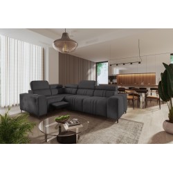 Narożnik Verona II Mix z funkcją spania i relax manualna | Twoja oaza komfortu