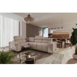 Verona II Mix Corner Sofa with Sleeping Function and Manual Recline | Your Oasis of Comfort
