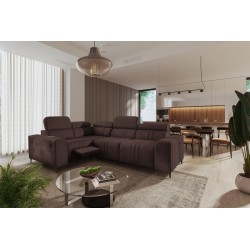 Narożnik Verona II Mix z funkcją spania i relax manualna | Twoja oaza komfortu