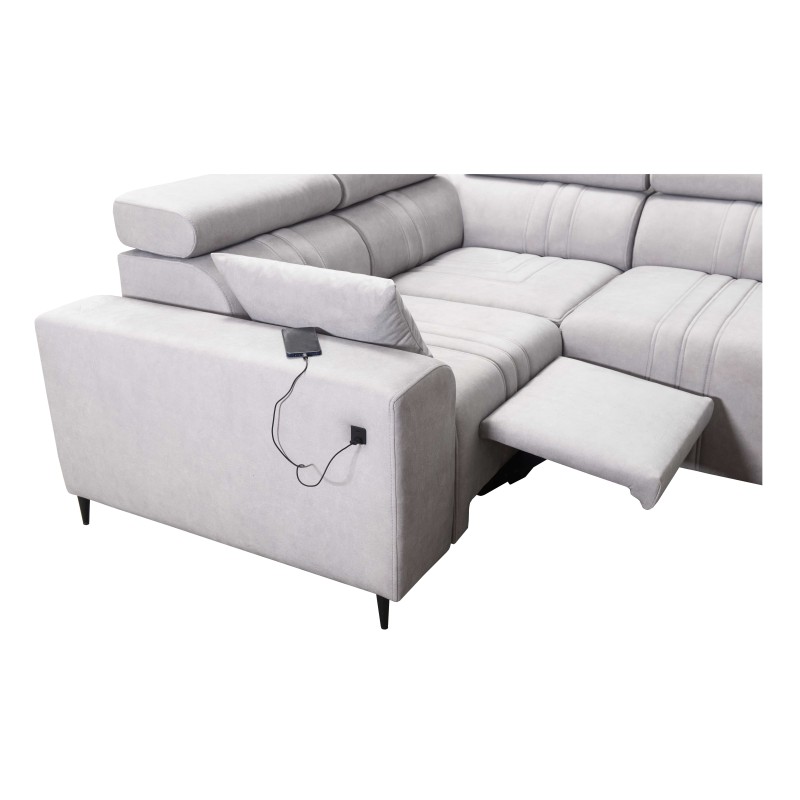 Narożnik Verona II Mix z funkcją spania oraz funkcją relax manualna tkanina Vena 10 Narożnik Verona II Mix z funkcją spania oraz funkcją relax manualna tkanina Vena 10